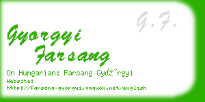 gyorgyi farsang business card